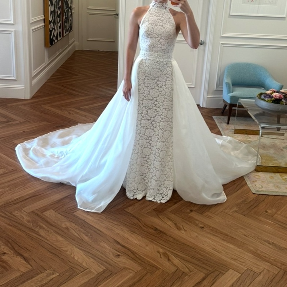 Rosa Clara wedding dress overskirt